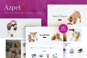 Azpet – Pet Food Shop Responsive Shopify Theme