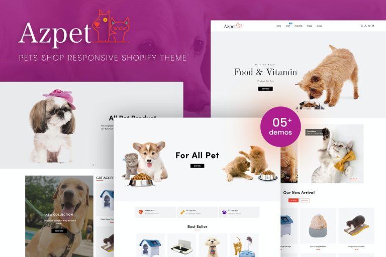 Azpet – Pet Food Shop Responsive Shopify Theme