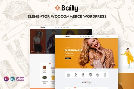 Bailly- Elementor WooCommerce 1.2.9 WordPress Theme