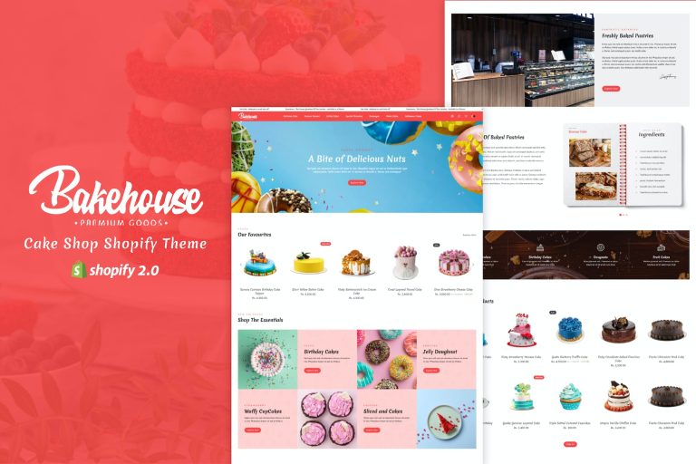 Bakehouse – Bakery, Cake Shop Shopify 2.O Theme