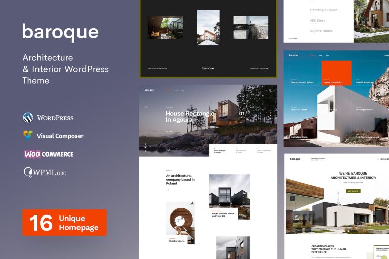 Baroque – Architecture & Interior WordPress Theme