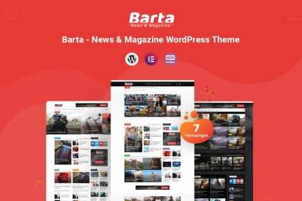 Barta- News & Magazine 2.0.3 WordPress Theme