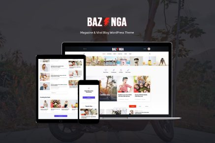 Bazinga 1.1.8 WordPress Theme
