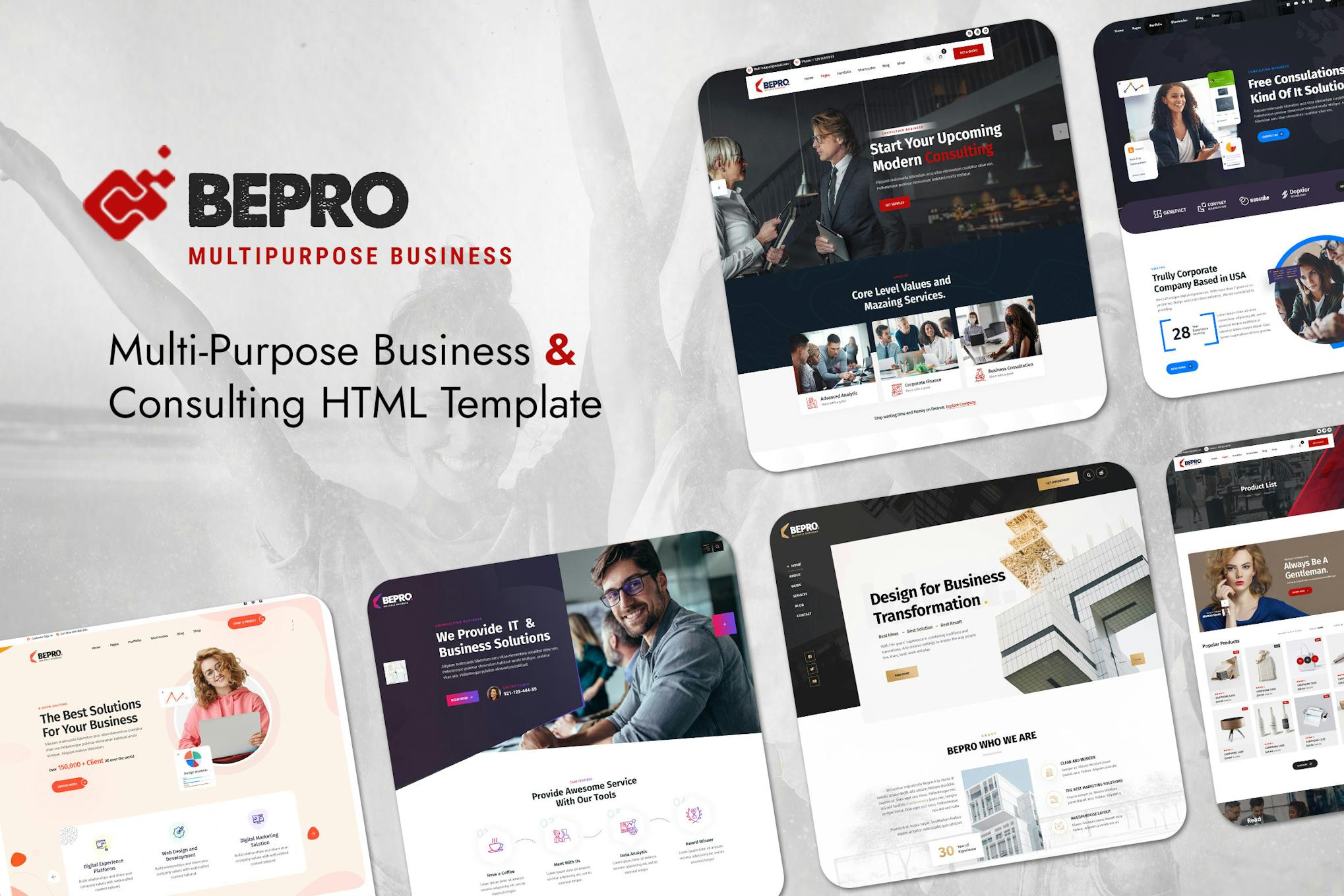 Bepro - Multipurpose Business HTML Template