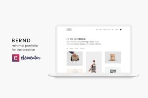 Bernd – Minimal WordPress Portfolio Theme