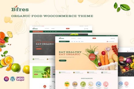 Bfres- Organic Food WooCommerce 1.1.5 WordPress Theme