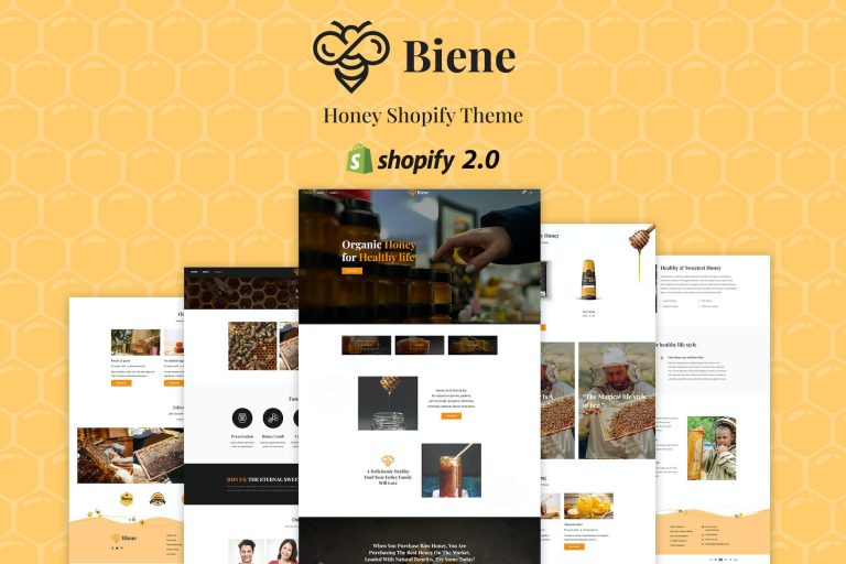 Biene – Honey Shop, Organic Food Shopify Theme