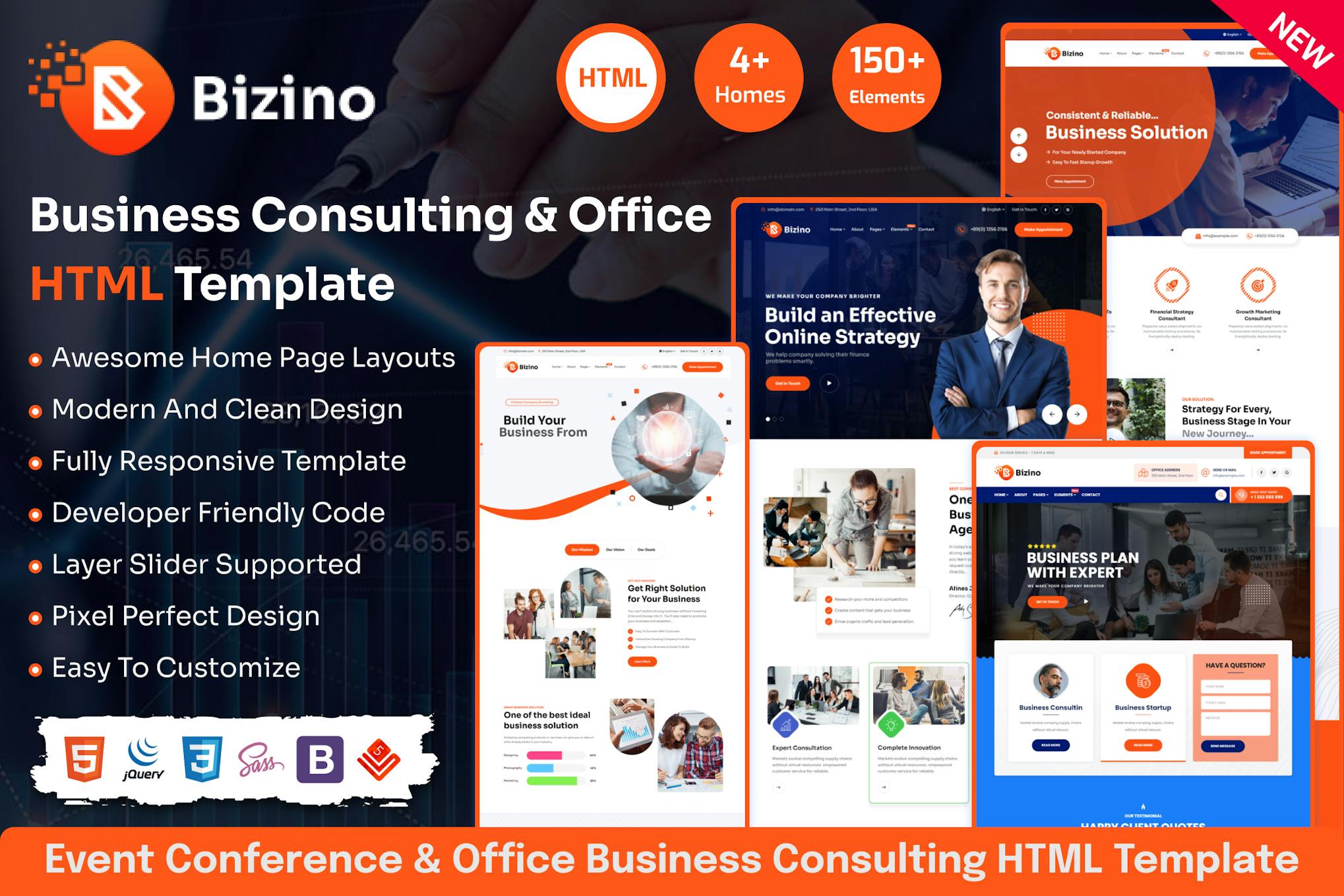 Bizino - Business & IT Service HTML Template