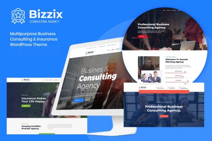 Bizzix- Multipurpose Business Elementor 1.0 WordPress Theme