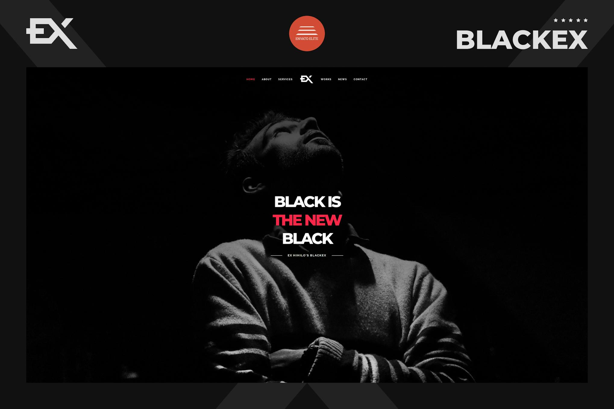 Blackex - Photography Portfolio Template