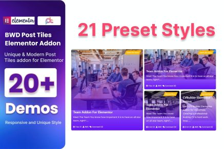 Blog Post Tiles Addon For Elementor 1.0