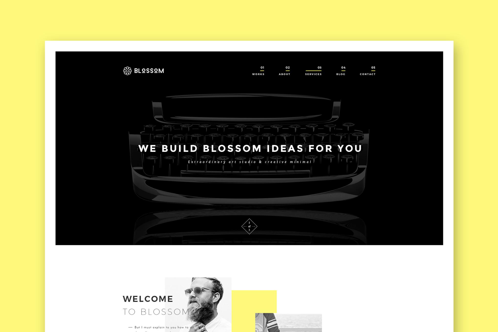 Blossom - Minimal Portfolio HTML Template