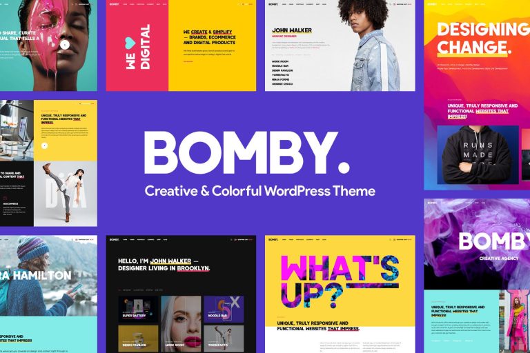 Bomby – Creative Multi-Purpose WordPress Theme