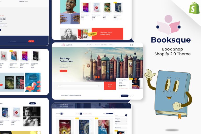 Booksque – Book Shop Shopify Theme
