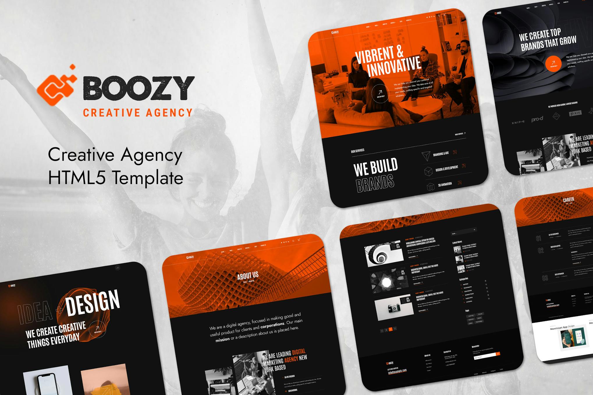 Boozy - Creative Agency HTML Template