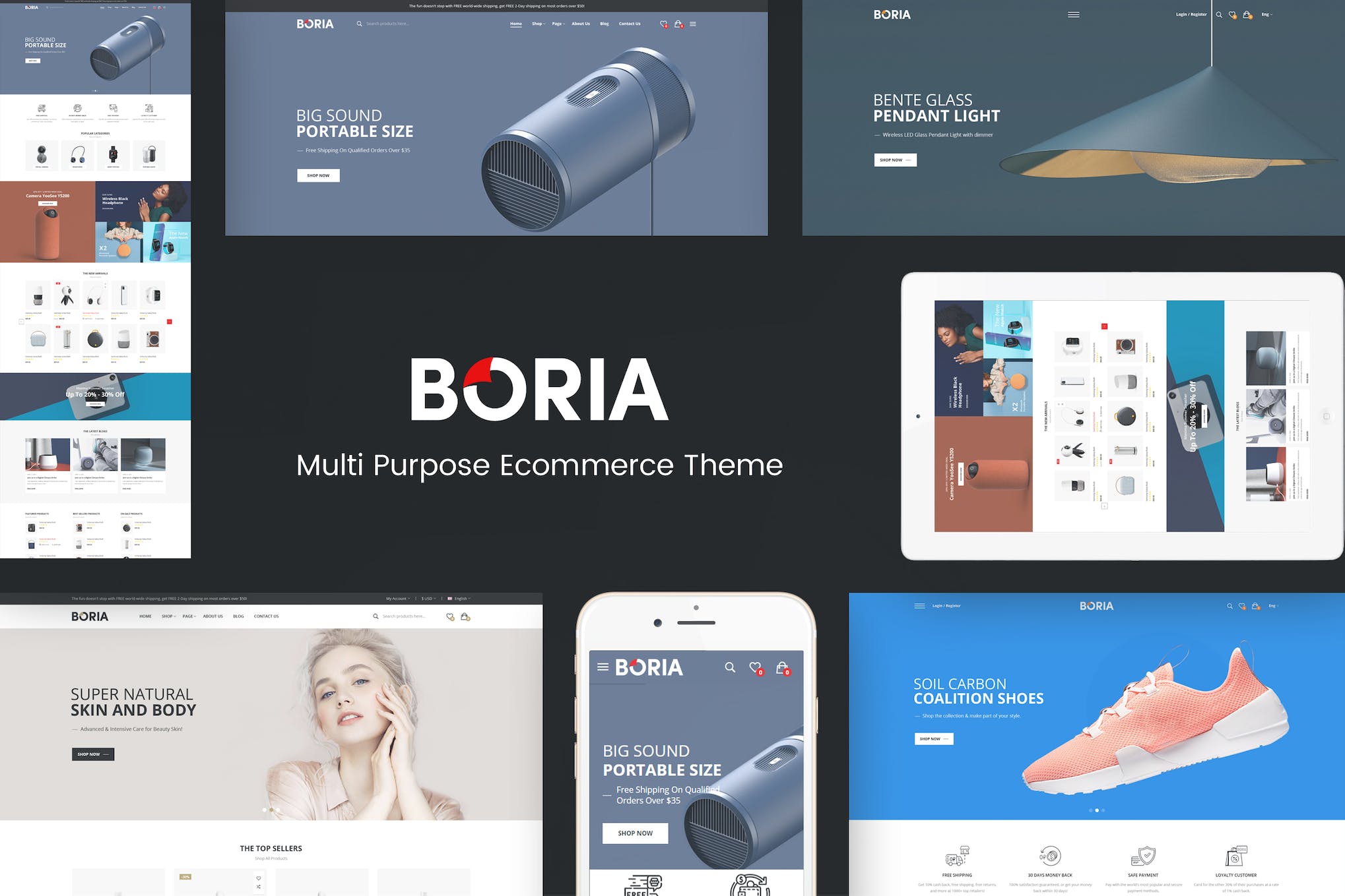 Boria- Multipurpose WooCommerce 1.0.4 WordPress Theme
