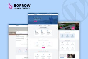 Borrow – Loan Company Responsive WordPress Theme