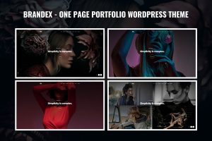 Brandex – One Page Portfolio WordPress Theme