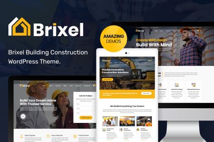 Brixel Building Construction WordPress Theme 2.1.1