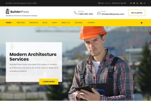 BuilderPress – WordPress Theme for Construction
