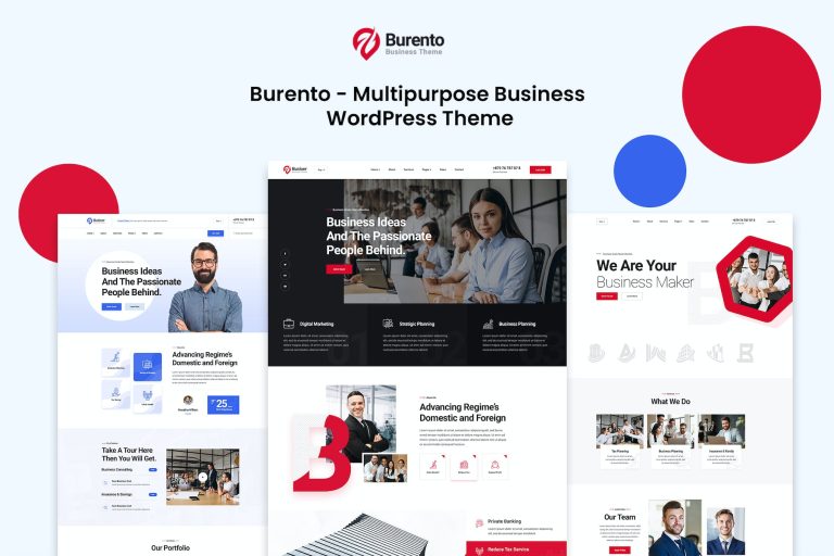 Burento – Multipurpose Business WordPress Theme