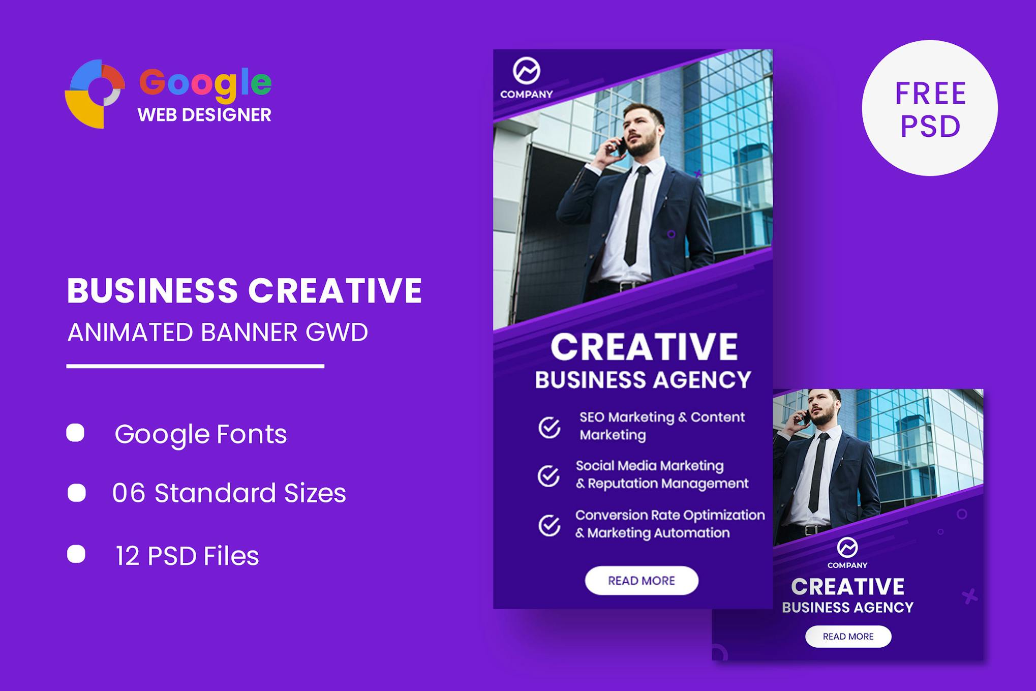 Business Creative Animated Banner GWD