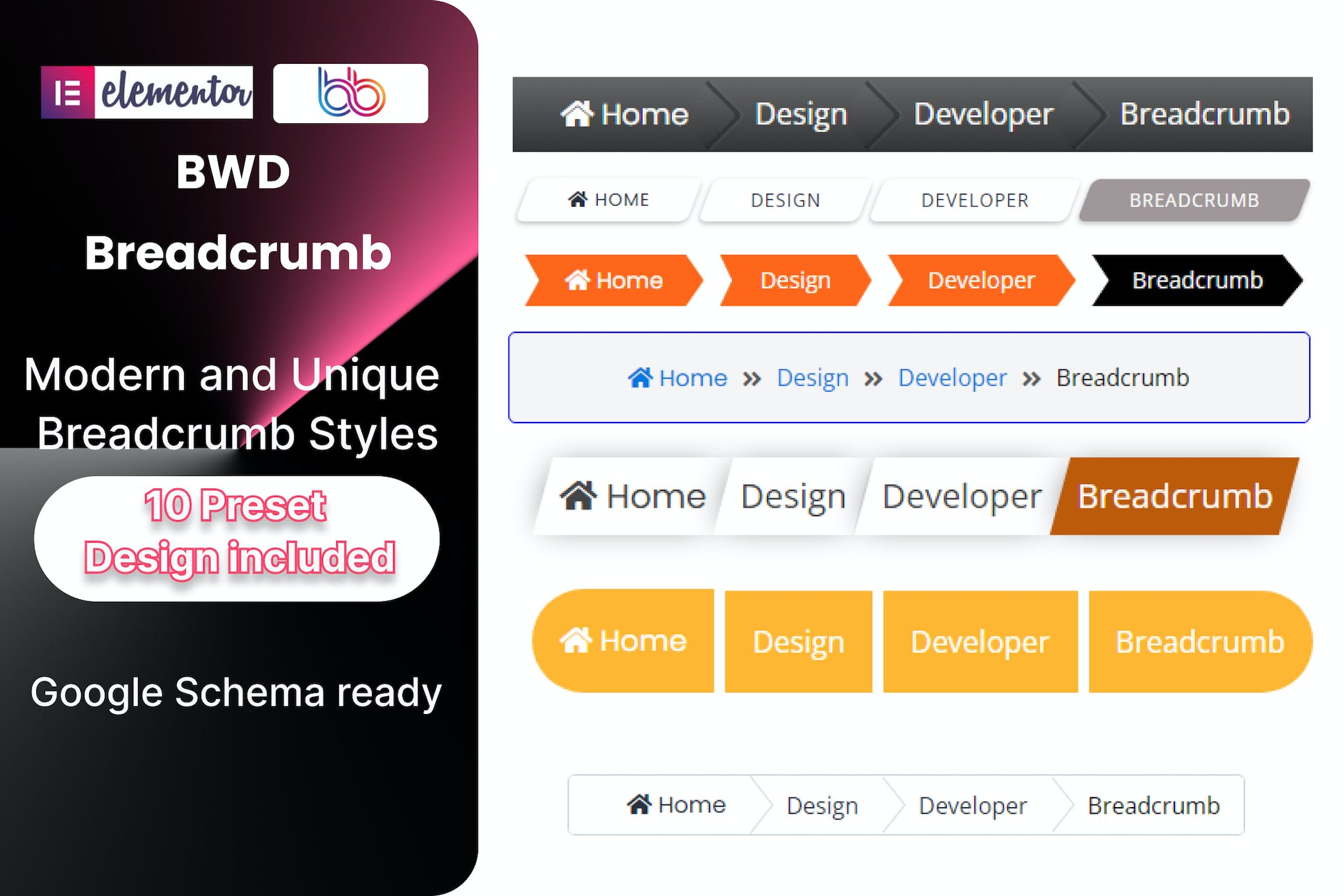 BWD Breadcrumb Addon For Elementor 1.4