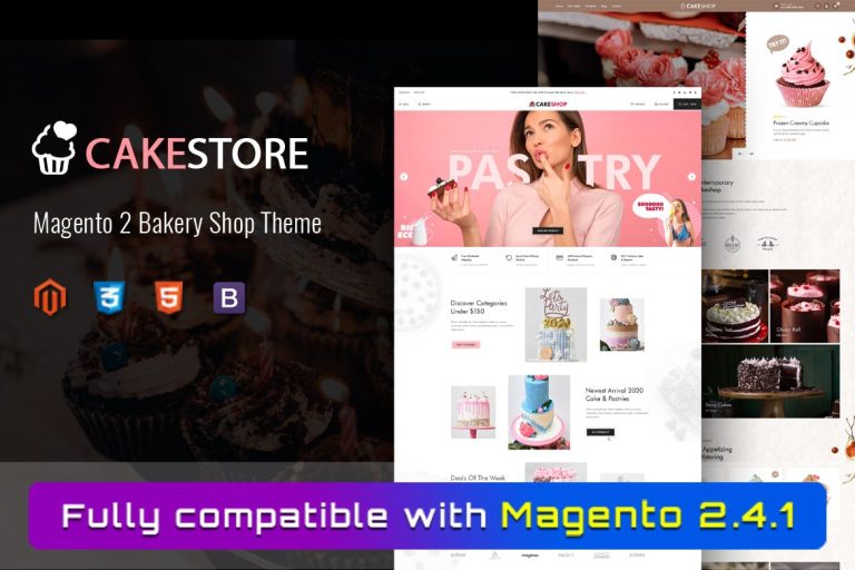 Cakestore – Responsive Magento Bakery Theme