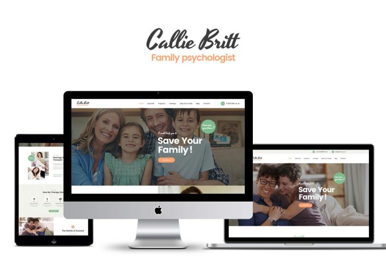 Callie Britt WordPress Theme