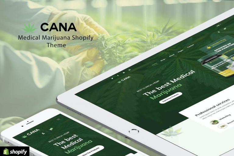 Cana – Medical Marijuana Shopify Theme