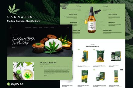 Cannbiz - Medical Cannabis Shopify Theme Store