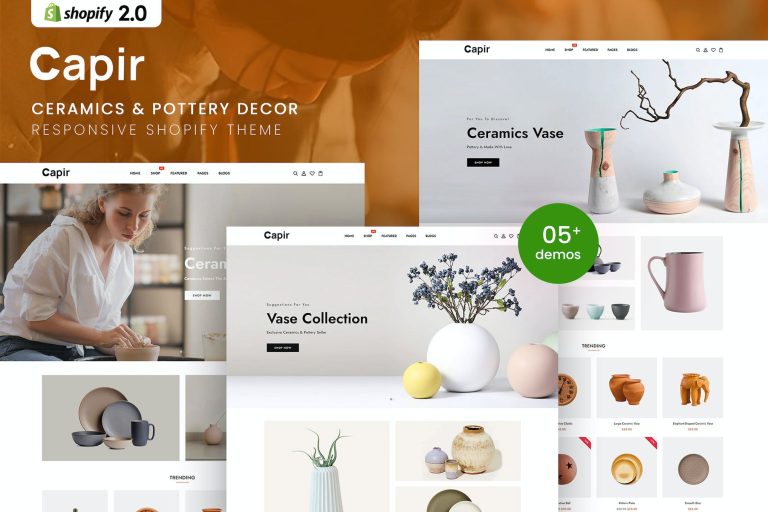 Capir – Ceramics & Pottery Decor Shopify Theme