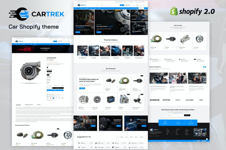 Car trek – Auto, Car Spare Parts Shopify Theme