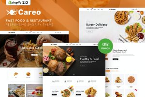 Careo – Fast Food & Restaurant Shopify Theme