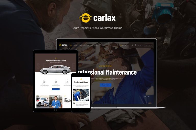 Carlax WordPress Theme