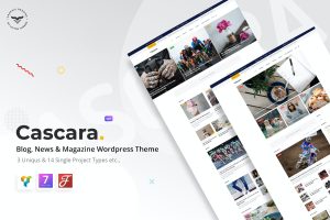 Cascara – Blog, News & Magazine WordPress Theme