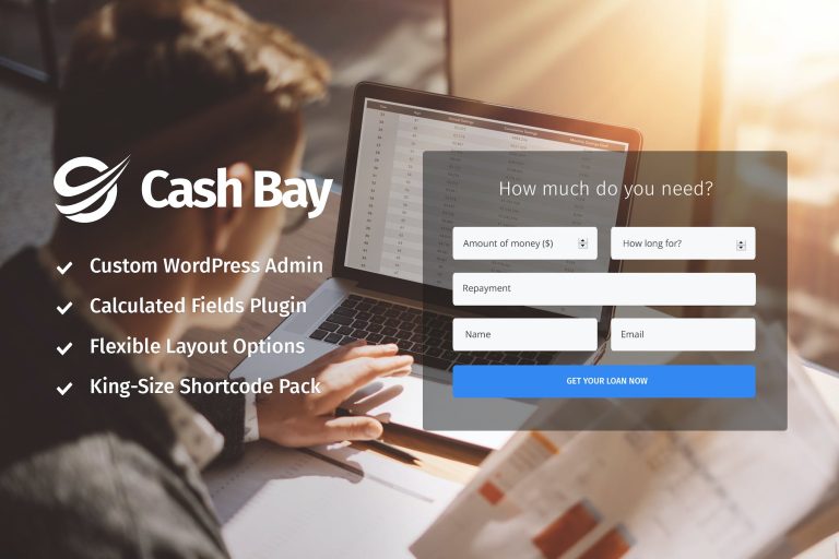 Cash Bay – Loan & Credit Money WordPress Theme