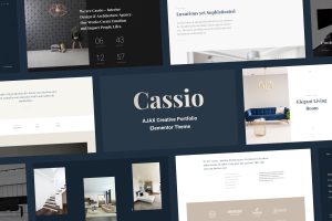 Cassio – Creative AJAX Elementor WordPress Theme