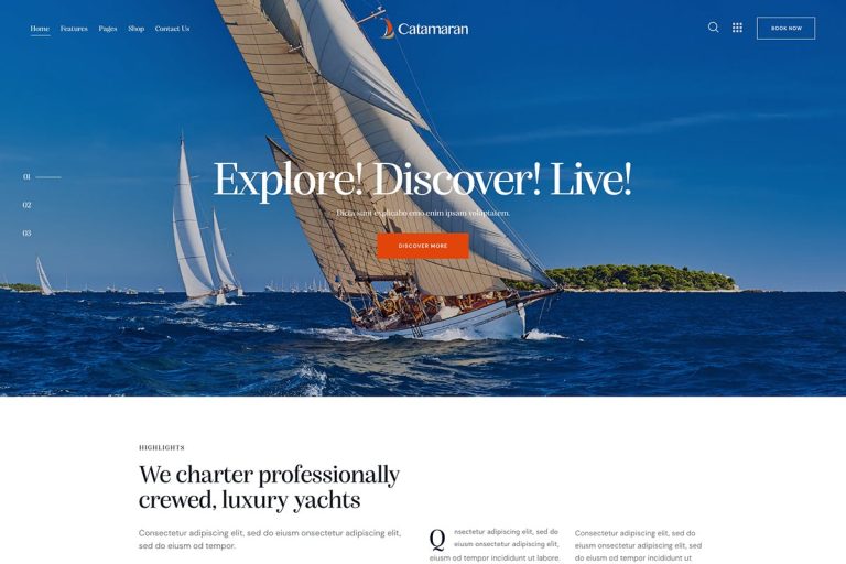 Catamaran WordPress Theme