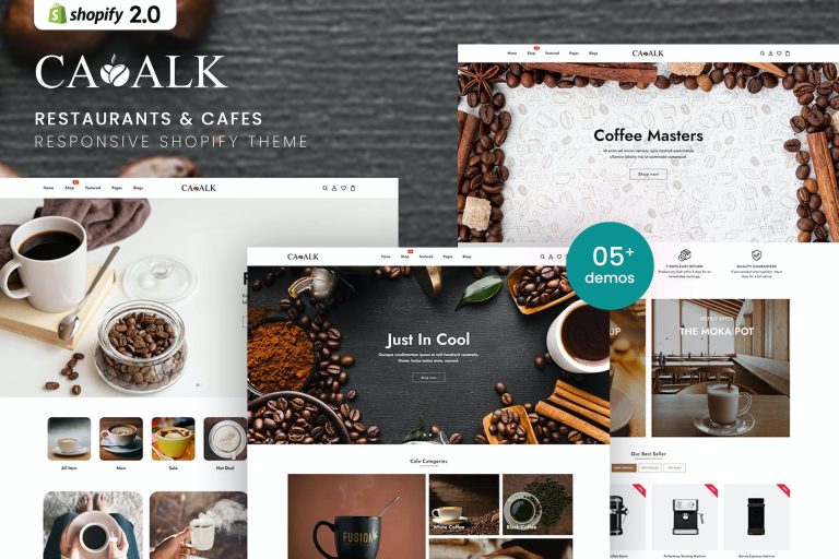 Cawalk – Restaurants & Cafes Shopify Theme