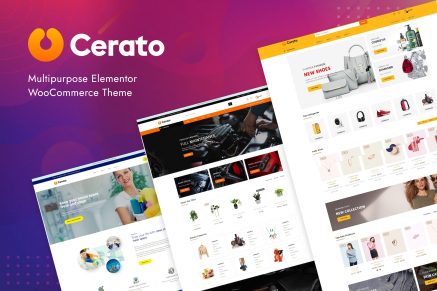 Cerato- Multipurpose Elementor WooCommerce 2.2.18 WordPress Theme