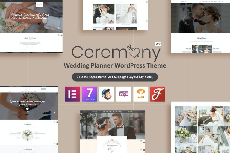 Ceremony – Wedding Planner WordPress Theme