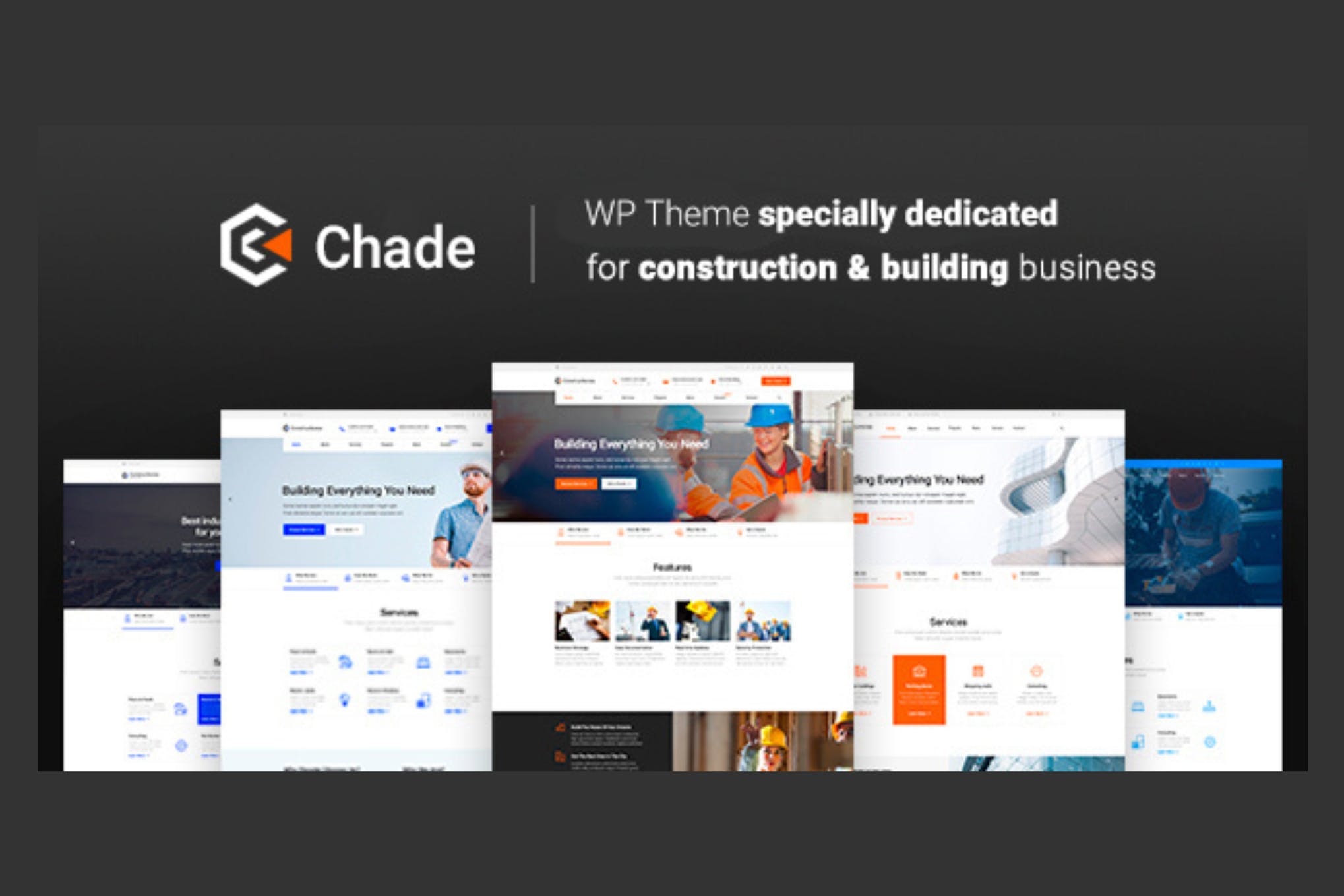 Chade- Construction 1.1.5 WordPress Theme