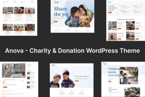 Charity & Donation WordPress Theme – Anova