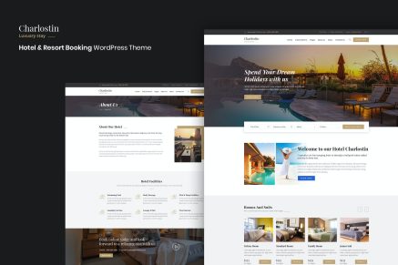Charlostin- Hotel & Resort Booking 1.0 WordPress Theme