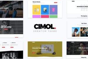 Cimol – Responsive One Page & Multi Page Portfolio