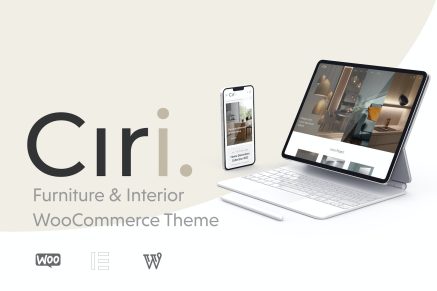 Ciri- Furniture & Interior WooCommerce 1.0.7 WordPress Theme