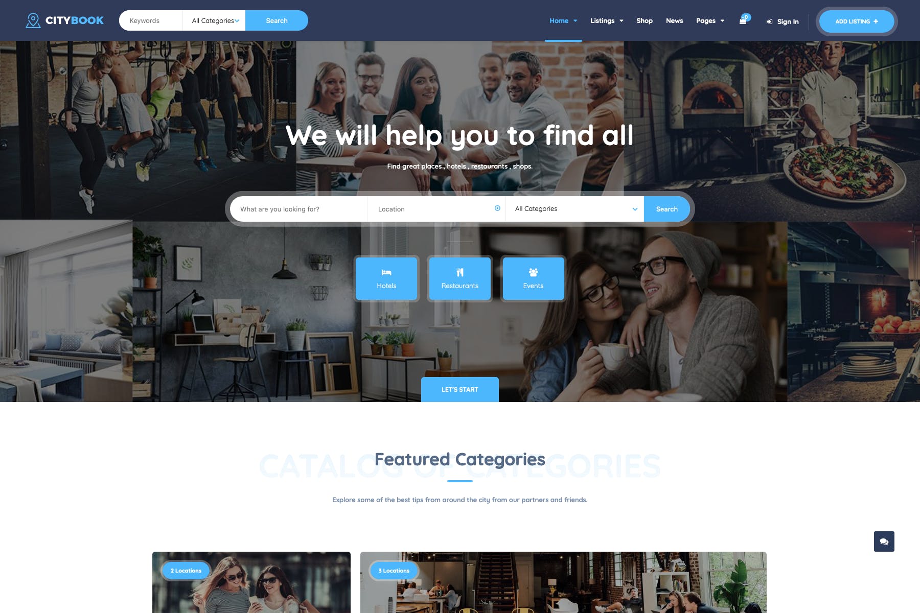 CityBook- Directory & Listing 2.5.5 WordPress Theme