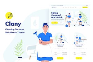 Cleaning Services – WordPress Theme