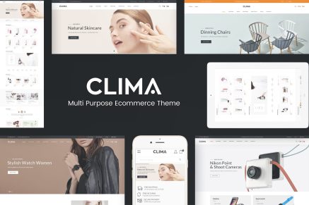 Clima- Responsive WooCommerce 1.0.6 WordPress Theme